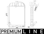 MAHLE Radiator, racire motor MAHLE CR 2299 000P (CR 2299 000P)