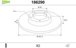 VALEO Disc frana VALEO 186290 (186290)