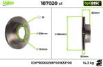 VALEO Disc frana VALEO 187020 (187020)