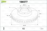 VALEO Disc frana VALEO 186577 (186577)