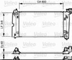 VALEO Radiator, racire motor VALEO 734711 (734711) - fixbox