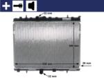 MAHLE Radiator, racire motor MAHLE CR 5 000S (CR 5 000S)
