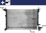 MAHLE Radiator, racire motor MAHLE CR 381 000S (CR 381 000S)