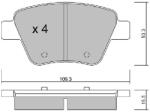 AISIN Set placute frana AISIN BPVW-2006 (BPVW-2006)