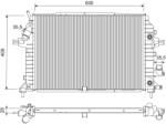 VALEO Radiator, racire motor VALEO 701202 (701202) - fixbox