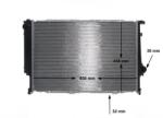 MAHLE Radiator, racire motor MAHLE CR 287 000S (CR 287 000S)