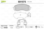 VALEO Set placute frana VALEO 601575 (601575)