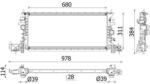 MAHLE Radiator, racire motor MAHLE CR 2699 000P (CR 2699 000P)