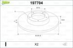 VALEO Disc frana VALEO 197704 (197704)