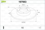 VALEO Disc frana VALEO 197663 (197663)