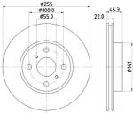 HELLA Disc frana HELLA 8DD 355 113-581 (8DD 355 113-581)