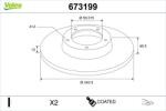 VALEO Disc frana VALEO 673199 (673199)