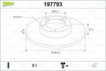 VALEO Disc frana VALEO 197793 (197793)