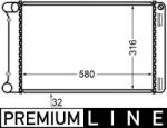 MAHLE Radiator, racire motor MAHLE CR 125 000P (CR 125 000P)