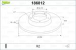 VALEO Disc frana VALEO 186812 (186812)