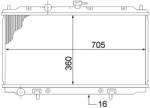 MAHLE Radiator, racire motor MAHLE CR 1486 000S (CR 1486 000S)