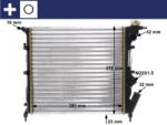 MAHLE Radiator, racire motor MAHLE CR 642 000S (CR 642 000S)