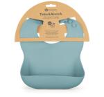 Petite&Mars TAKE&MATCH Szilikon előke zsebbel, Frosted Sky