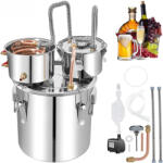 VEVOR Alkohol lepárló 50L alkohol desztilláló rozsdamentes acél pálinkafőző