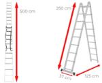 Ztrust ML209 scara multifunctionala articulata din 2 piese (ML209)