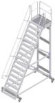 ZARGES Scara cu platforma Zarges Inaltimea platformei: 3, 15 m | 17 fokos buc (40255756)
