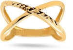 Heratis Forever Keresztezett gyűrű sima és kovácsolt felülettel, 9K sárga arany IZ31029HR