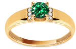 Heratis Forever Gyűrű központi, utánzott smaragddal Nyra, 9K sárga arany IZ31057HR