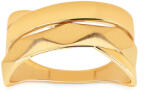 Heratis Forever Hadleigh sima és matt vonalú gyűrű, 9K sárga arany IZ31074HR