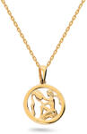 Heratis Forever Sárga arany medál Vízöntő csillagjegy, 9K IZ31390HR