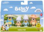 Moose Bluey: Set de 4 figurine Călătorie în familie (BLU17654) Figurina