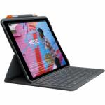 Logitech Slim Folio Grafit Bluetooth QWERTZ Német (920-009474) (920-009474)
