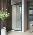 WASSERBURG OPTIDOOR zuhanyajtó 6mm 90x195cm fekete (25OPTI-90BL)