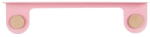 Gazzda Hook rózsaszín fali polc 2 akasztóval, hossz 60 cm - Gazzda
