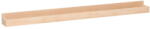 Hübsch Natúr színű fali polc képekhez tölgyfa dekorral 120 cm Folk - Hübsch
