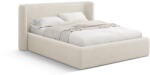 Windsor & Co Krémszínű kárpitozott ágyneműtartós franciaágy ágyráccsal 200x200 cm Jason - Windsor & Co Sofas