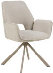 Actona Bézs kárpitozott karfás étkezőfotel Graham - Actona
