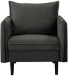 Ropez Sötétszürke bársony fotel Juli - Ropez
