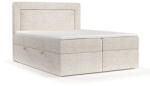 Maison de Reve Krémszínű ágyneműtartós boxspring ágy 200x200 cm Imagine - Maison de Rêve