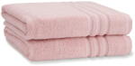 Catherine Lansfield Világos rózsaszín frottír pamut fürdőlepedő szett 2 db-os 90x140 cm Zero Twist - Catherine Lansfield