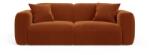 Cosmopolitan Design Terrakotta színű bársony kanapé 220 cm Strino - Cosmopolitan Design