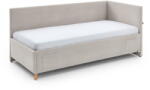 meise.möbel Bézs kárpitozott sarok gyerekágy ágyrács nélkül 90x200 cm Cool - Meise Möbel