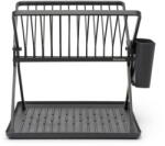 Brabantia Sötétszürke fém kétszintes edényszárító 37x33 cm - Brabantia