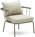 Kave Home Világoszöld fém kerti fotel Salguer - Kave Home