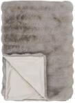 House Nordic Szürke-bézs műszőrme takaró 130x180 cm Galena - House Nordic