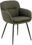 Actona Khaki kárpitozott karfás étkezőfotel Dora - Actona
