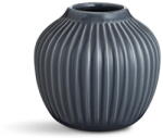 Kähler Design Hammershoi antracitszürke agyagkerámia váza, magasság 12, 5 cm - Kähler Design