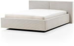 meise.möbel Bézs kárpitozott franciaágy ágyrács nélkül 160x200 cm Cube - Meise Möbel