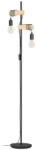 EGLO Fekete-natúr színű LED állólámpa (magasság 166, 5 cm) TOWNSHEND - EGLO