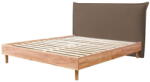 Bobochic Barna-natúr színű franciaágy ágyráccsal 160x200 cm Charlie - Bobochic Paris