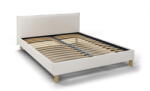 ROPEZ Krémszínű kárpitozott franciaágy ágyráccsal 160x200 cm Tina - Ropez